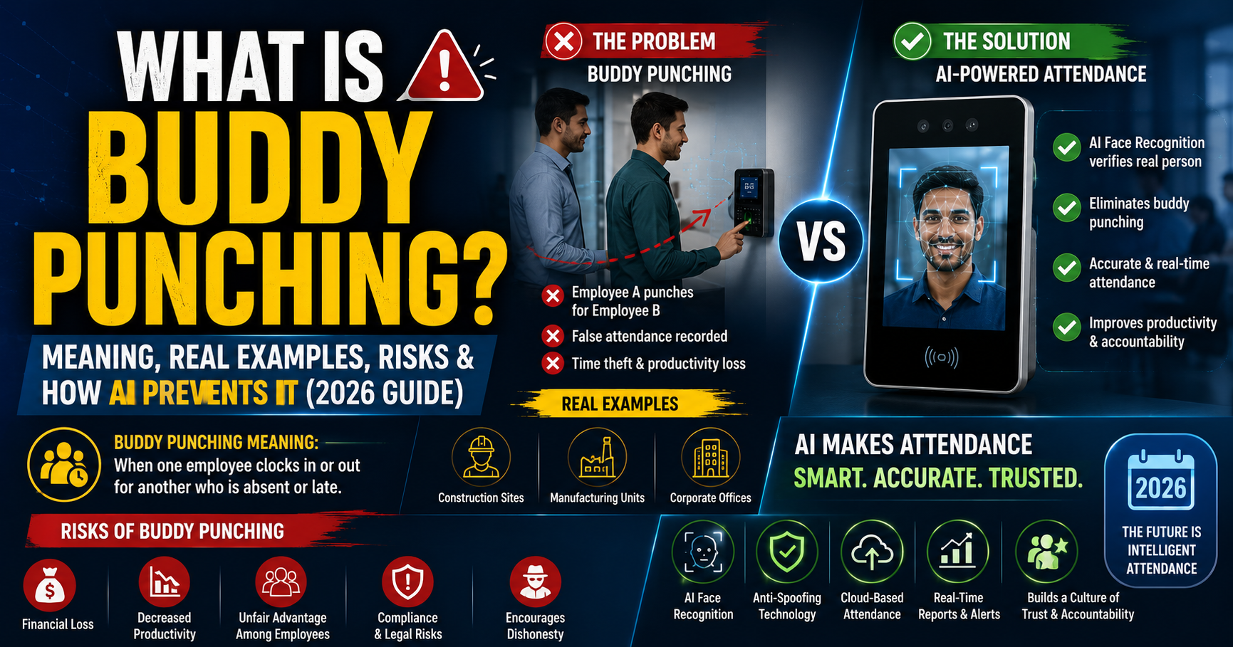 What is Buddy Punching? Meaning, Real Examples, Risks & How AI Prevents It (2026 Guide)