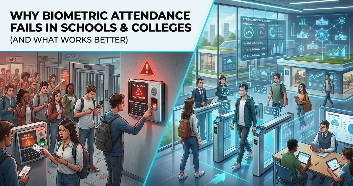 Why Biometric Attendance Fails in Schools & Colleges (And What Works Better)