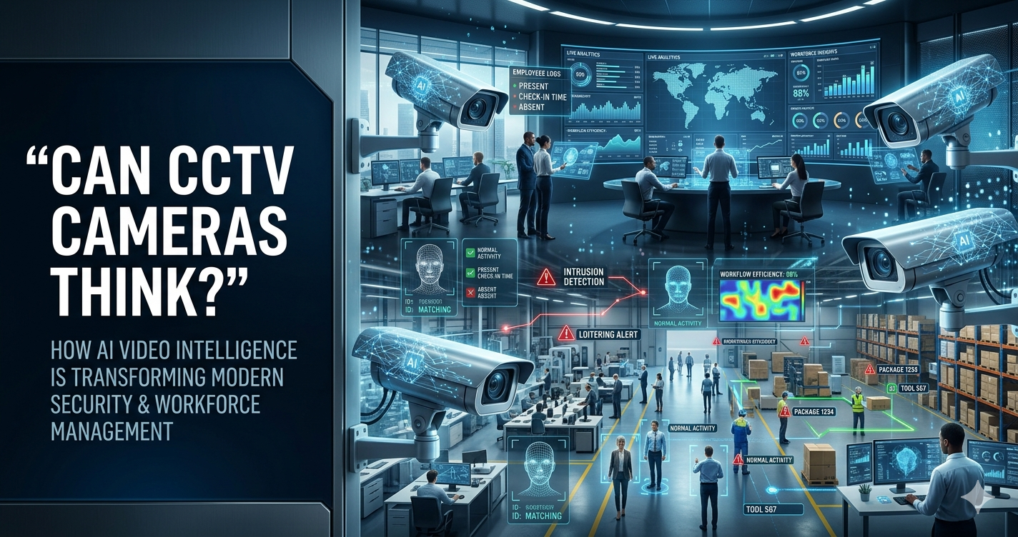 Can CCTV Cameras Think? How AI Video Intelligence Is Transforming Modern Security & Workforce Management