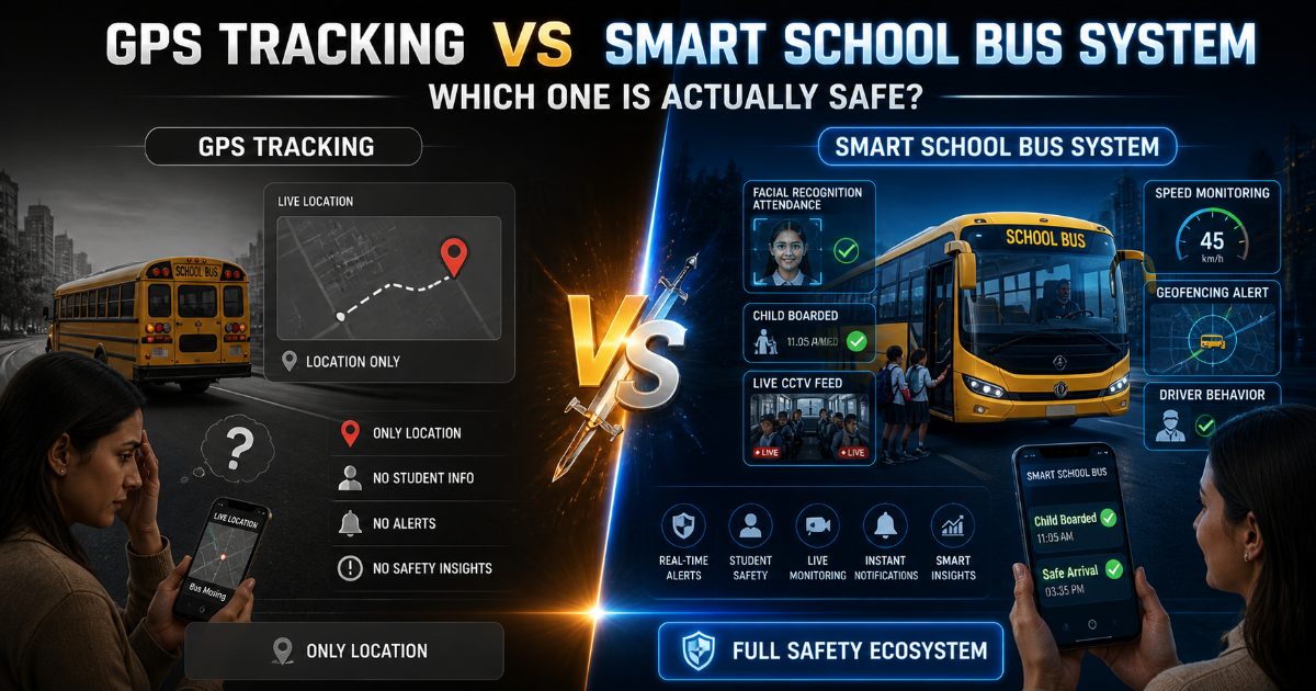 GPS Tracking vs Smart School Bus System: Which One Is Actually Safe?