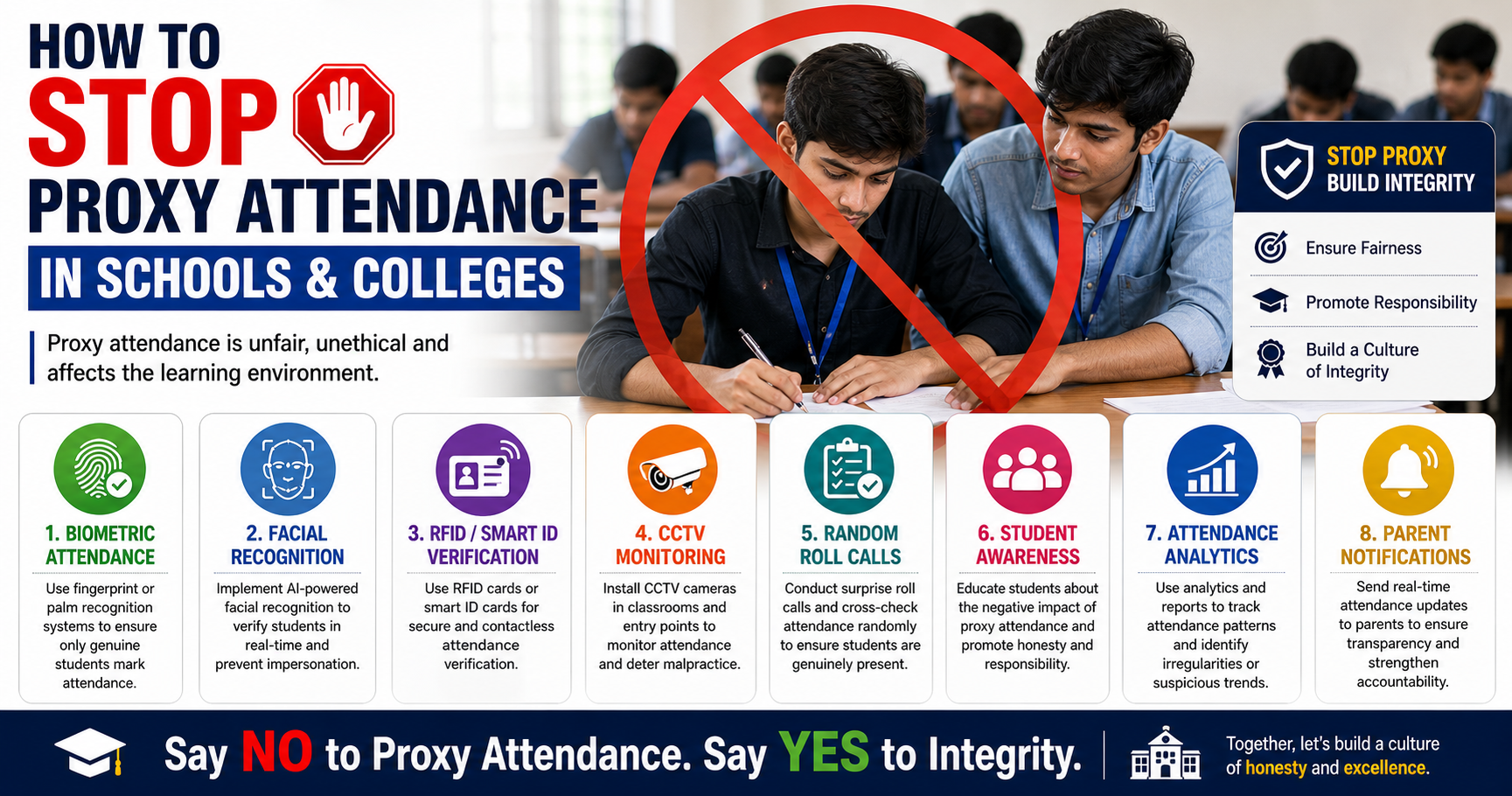 How to Stop Proxy Attendance in Schools & Colleges