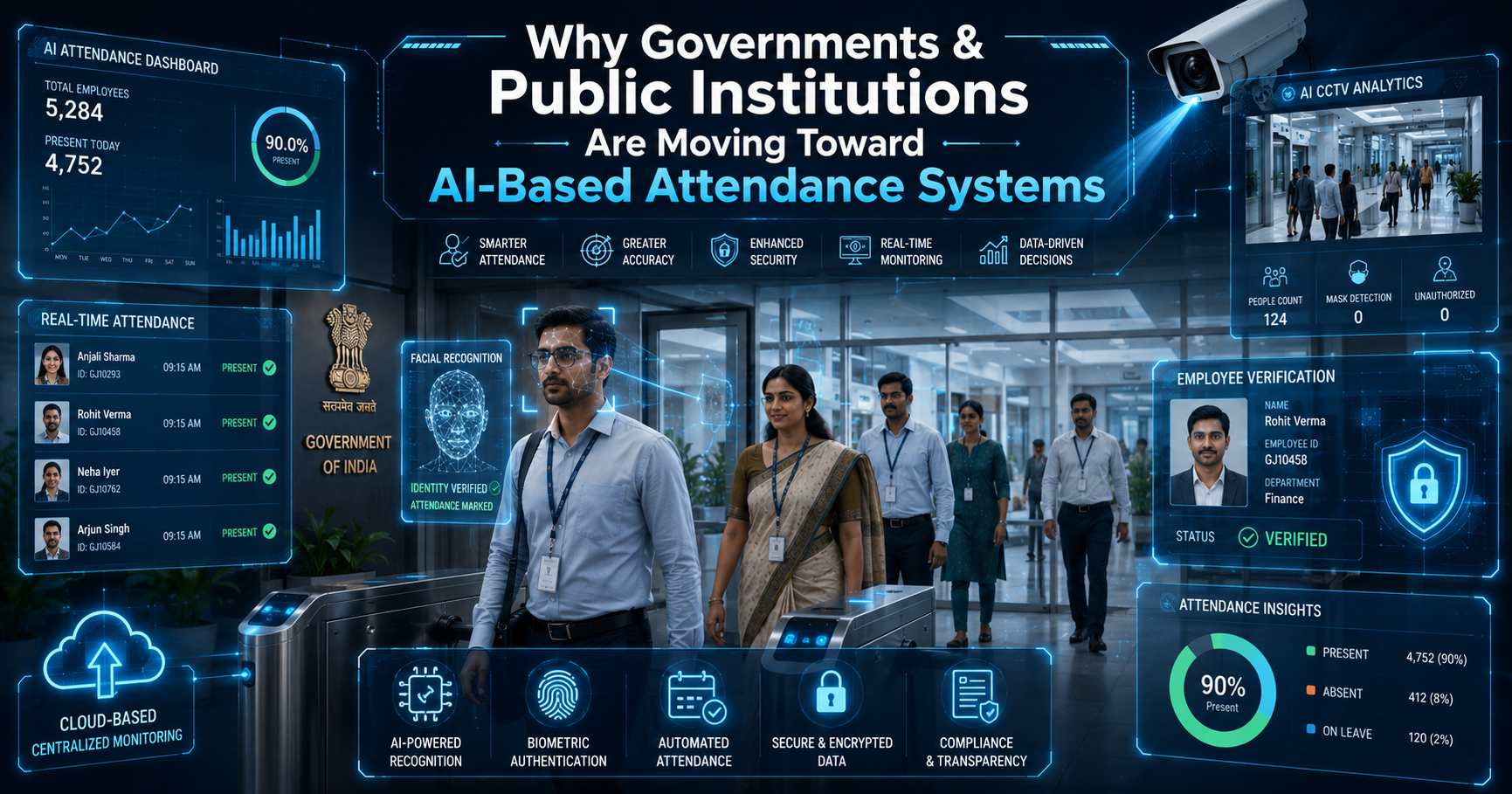Why Governments & Public Institutions Are Moving Toward AI-Based Attendance Systems