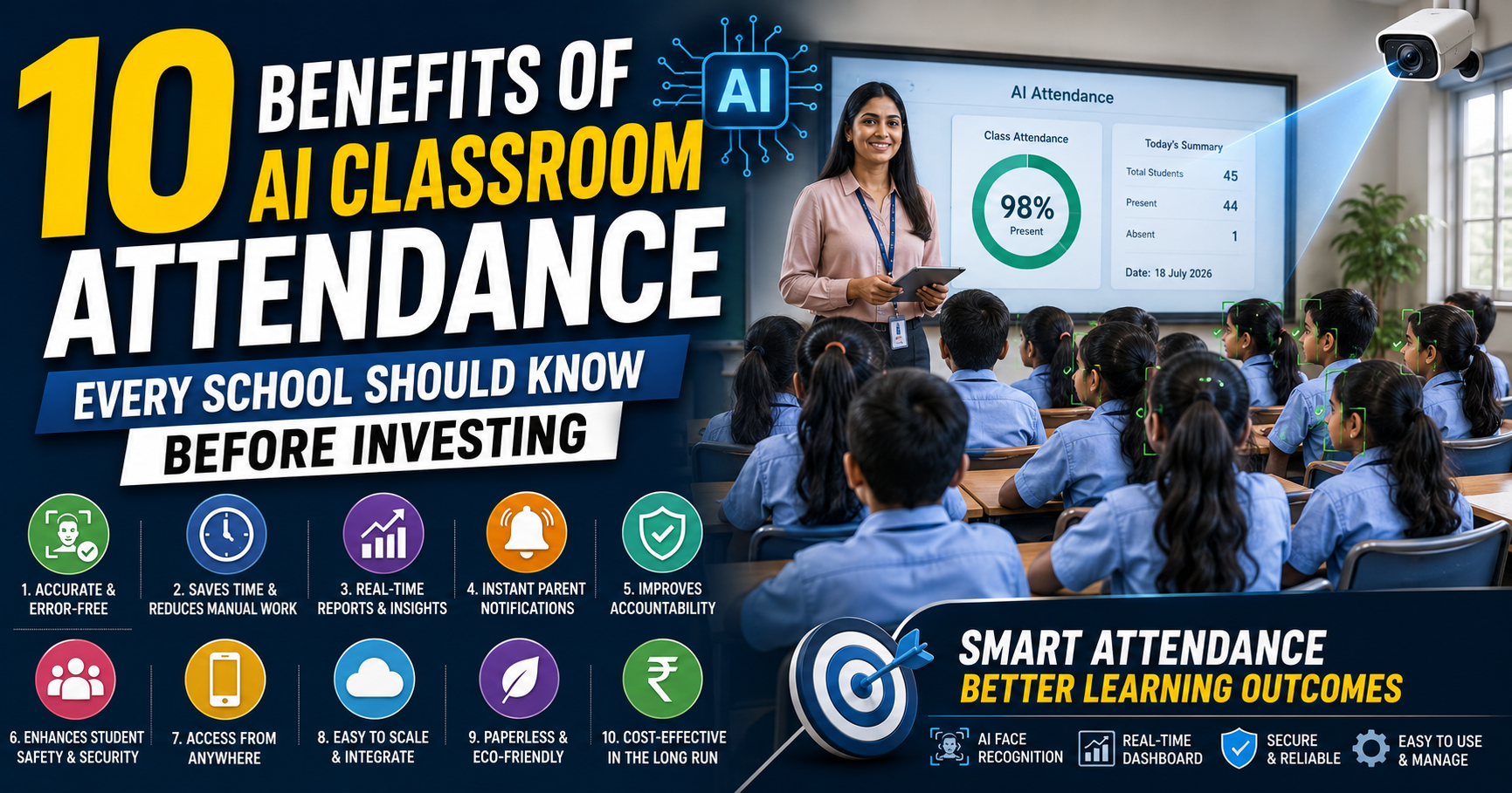 10 Benefits of AI Classroom Attendance Every School Should Know Before Investing