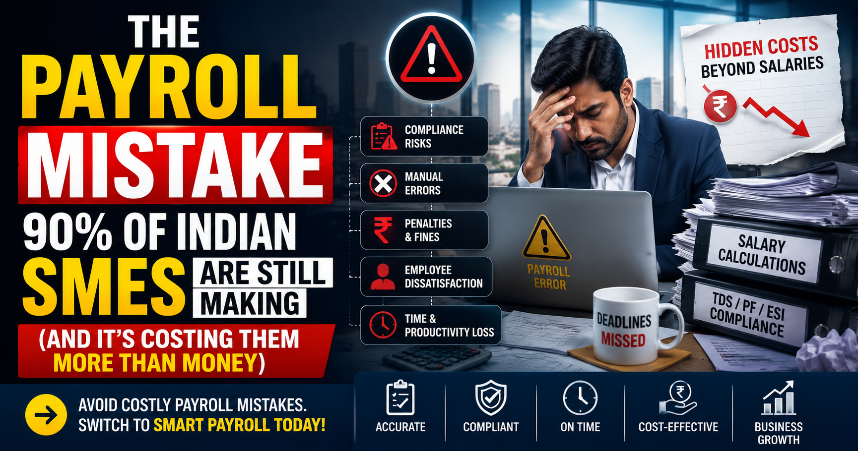 The Payroll Mistake 90% of Indian SMEs Are Still Making (And It’s Costing Them More Than Money)