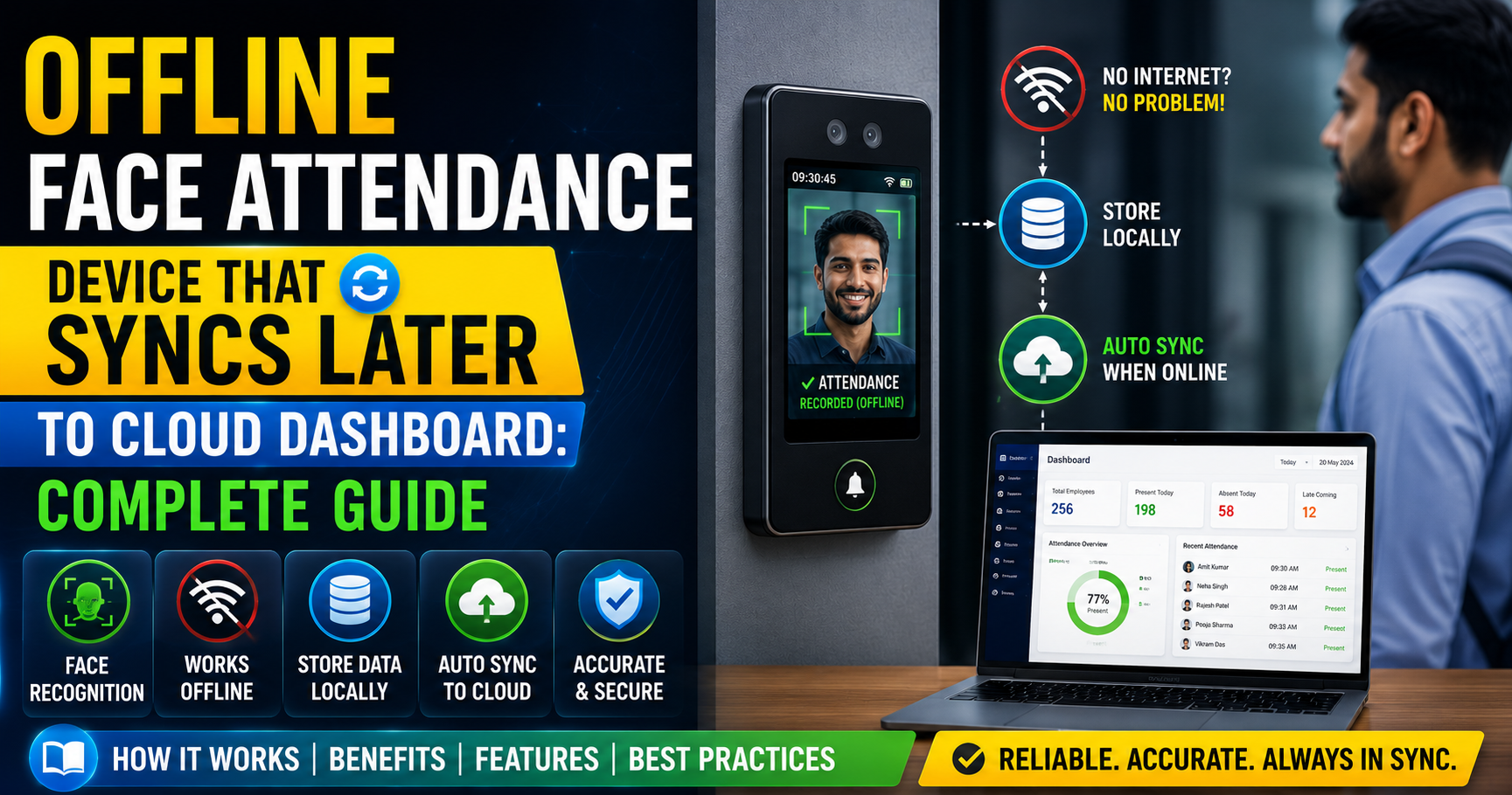 Offline Face Attendance Device That Syncs Later to Cloud Dashboard: Complete Guide