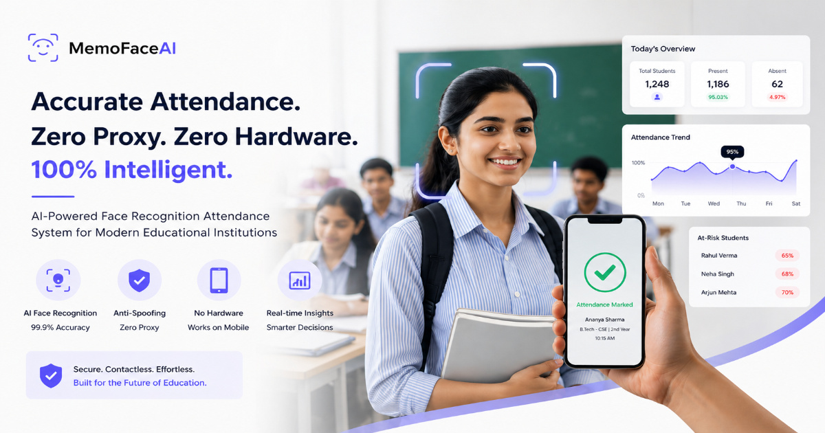 How I Solved Student Attendance Accuracy & Proxy Issues Using MemoFaceAI (Without Any Hardware)